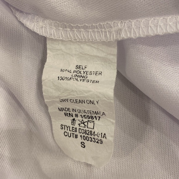 Altar’d State White Puff Sleeve Tie-Back Dress Small - Picture 5 of 5